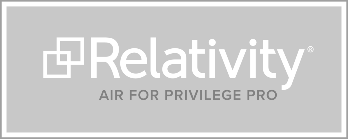 Relativity aiR for Privilege Pro badge
