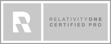 RelativityOne Certified Pro badge