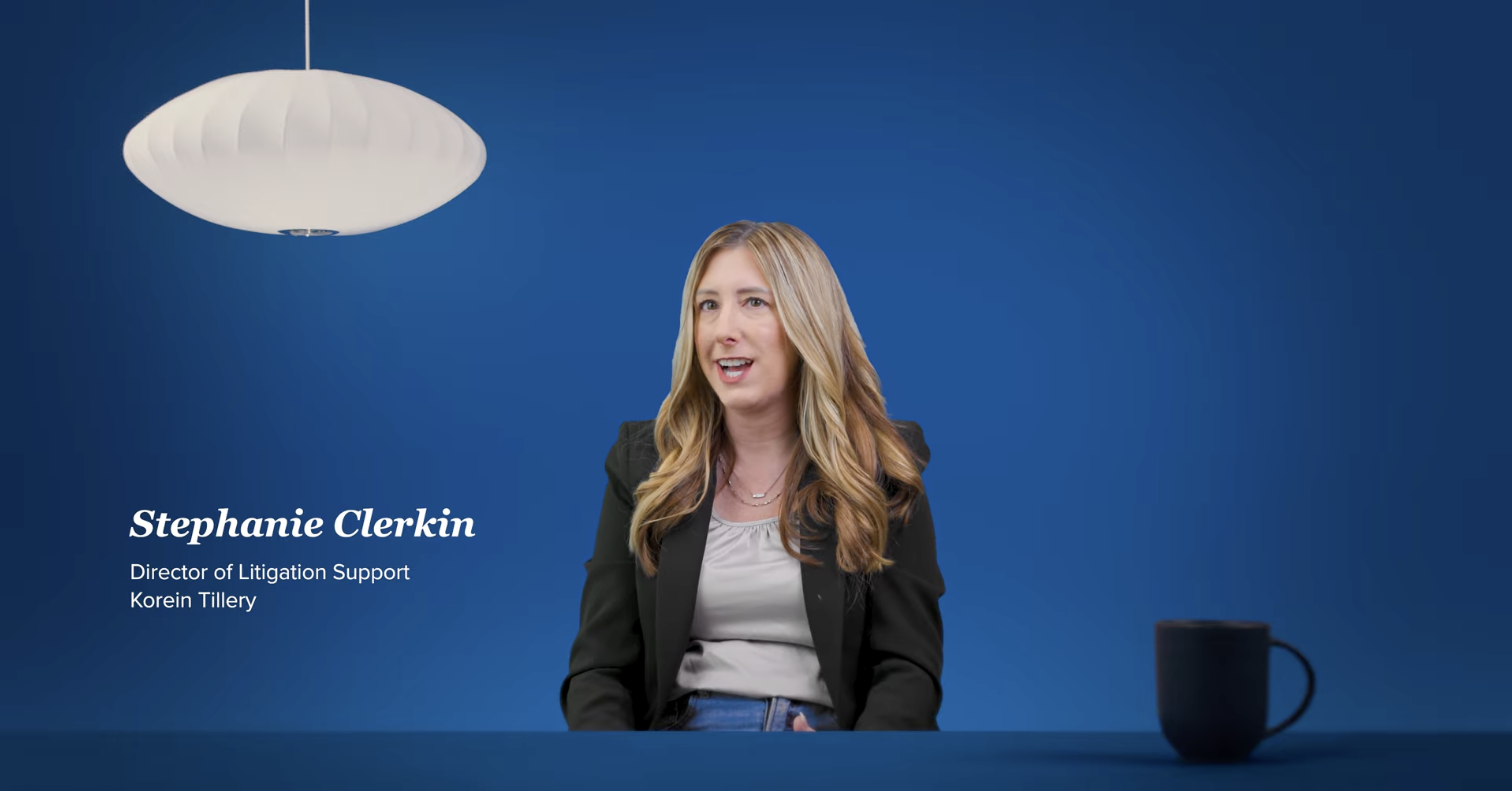 Video showcasing how a real customer, Stephanie Clerkin of Korein Tillery, used aiR assist to help her legal team find answers quicker, saving time and improving accuracy.