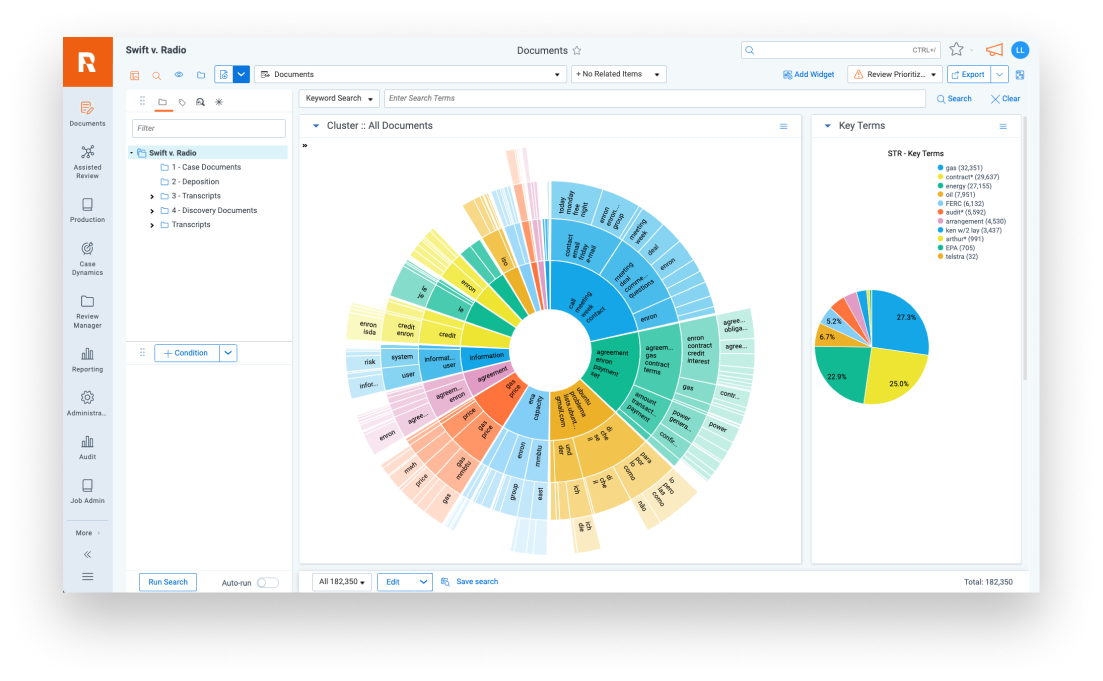 RelativityOne Government - Find what matters most Screenshot