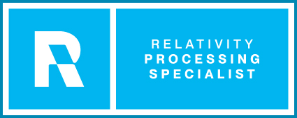 Relativity Processing Specialist badge